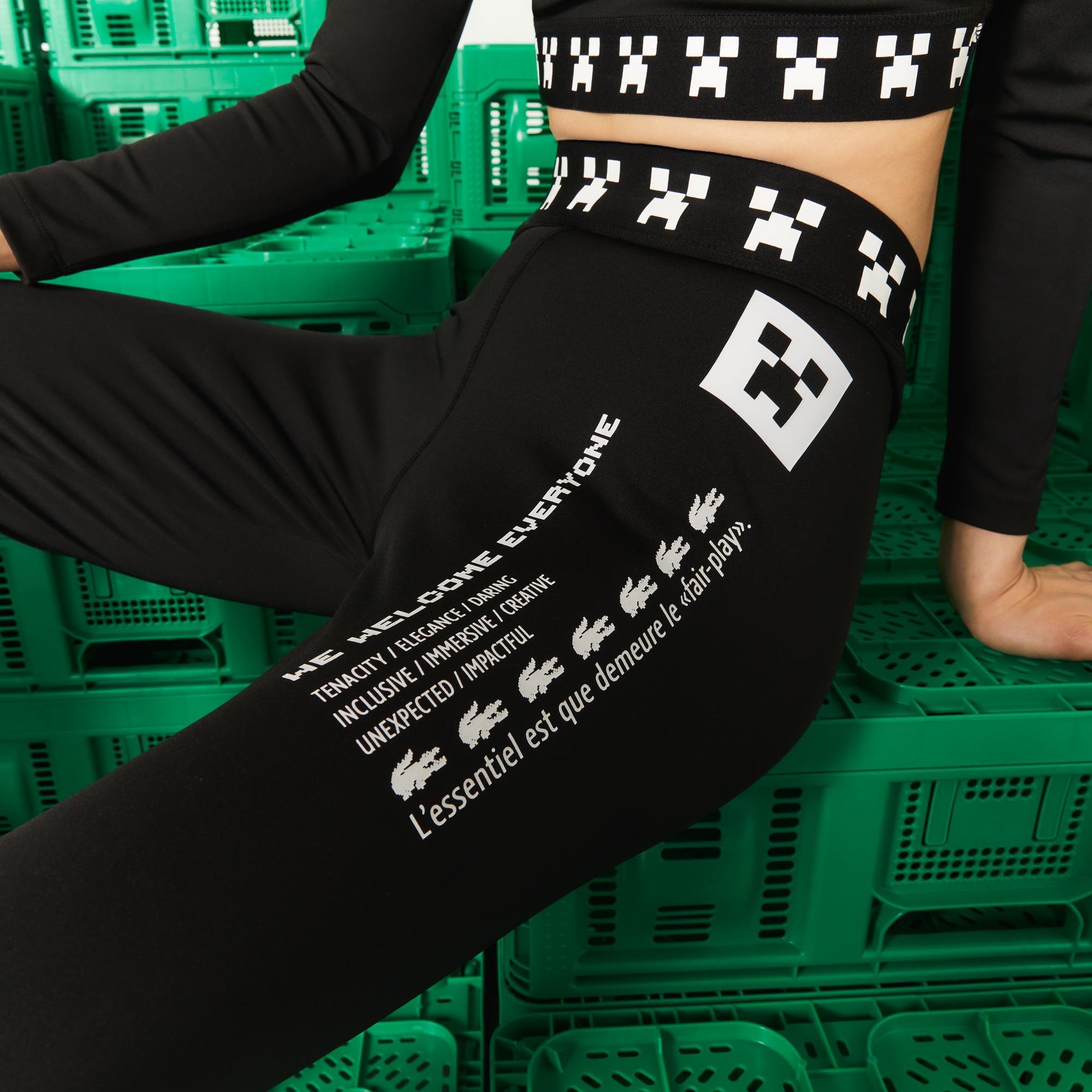 Lacoste Women's  L!VE x Minecraft Print Leggings