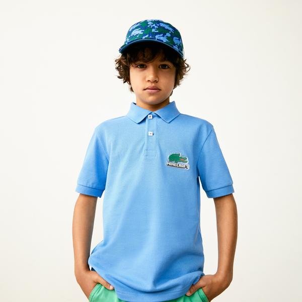 Lacoste X Minecraft Kid's T-shirt Polo