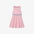 Lacoste Girls' Branded Waist Organic Cotton Tank Top DressPembe