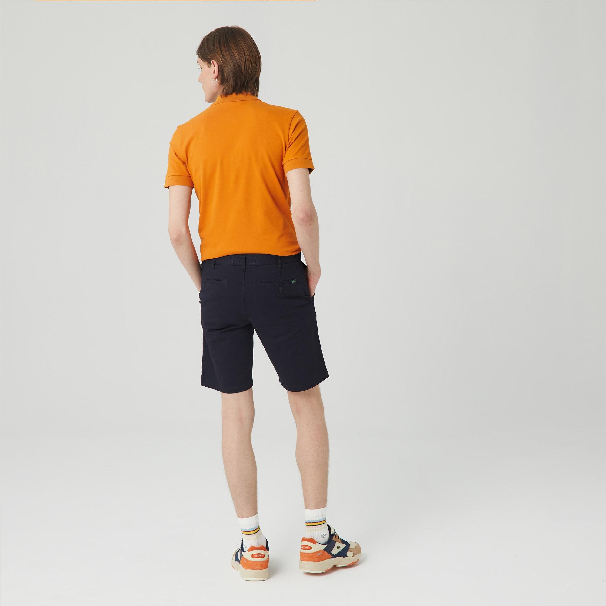 Lacoste Men's Slim Fit Stretch Cotton Bermuda Shorts FH2647 HDE | Lacoste