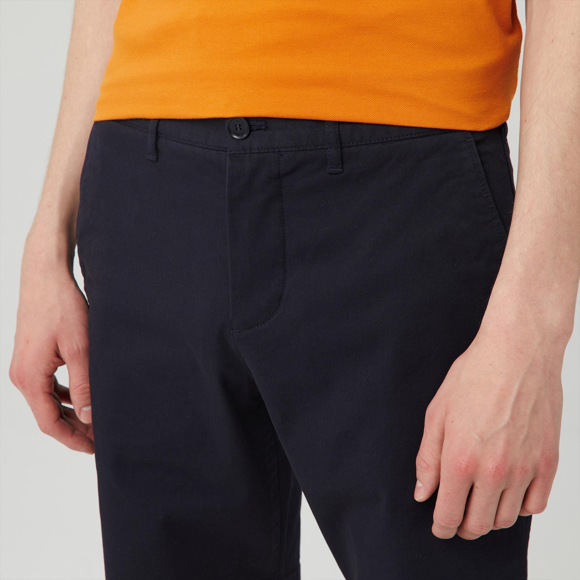 Lacoste férfi szűk szabású sztreccs pamut bermuda nadrág