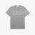 Lacoste Heritage Pánské tričko z melanžové bavlny s výstřihem ke krku a značkou4JV