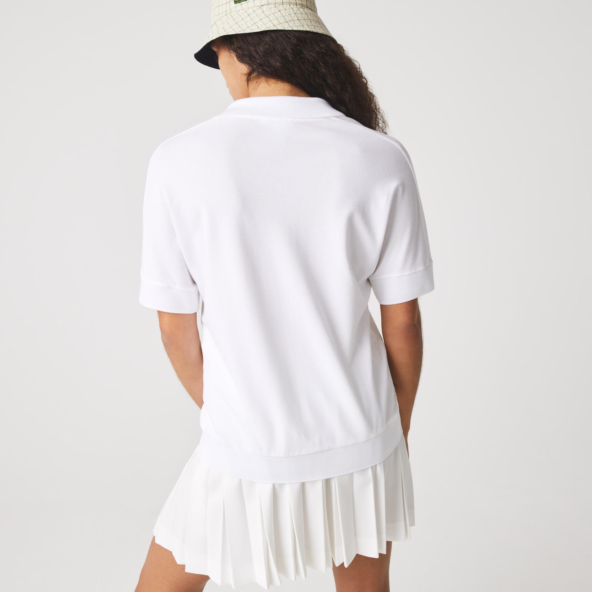 Lacoste Women's  Flowy Piqué Polo Shirt