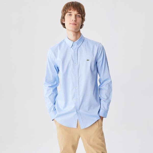 Lacoste Men's Regular Fit Cotton Oxford Shirt