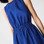 Lacoste Damska sukienka z elastyczną talią z odkrytymi plecami