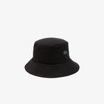 Lacoste unisex nylonowy kapelusz wędkarski z efektem pikowania