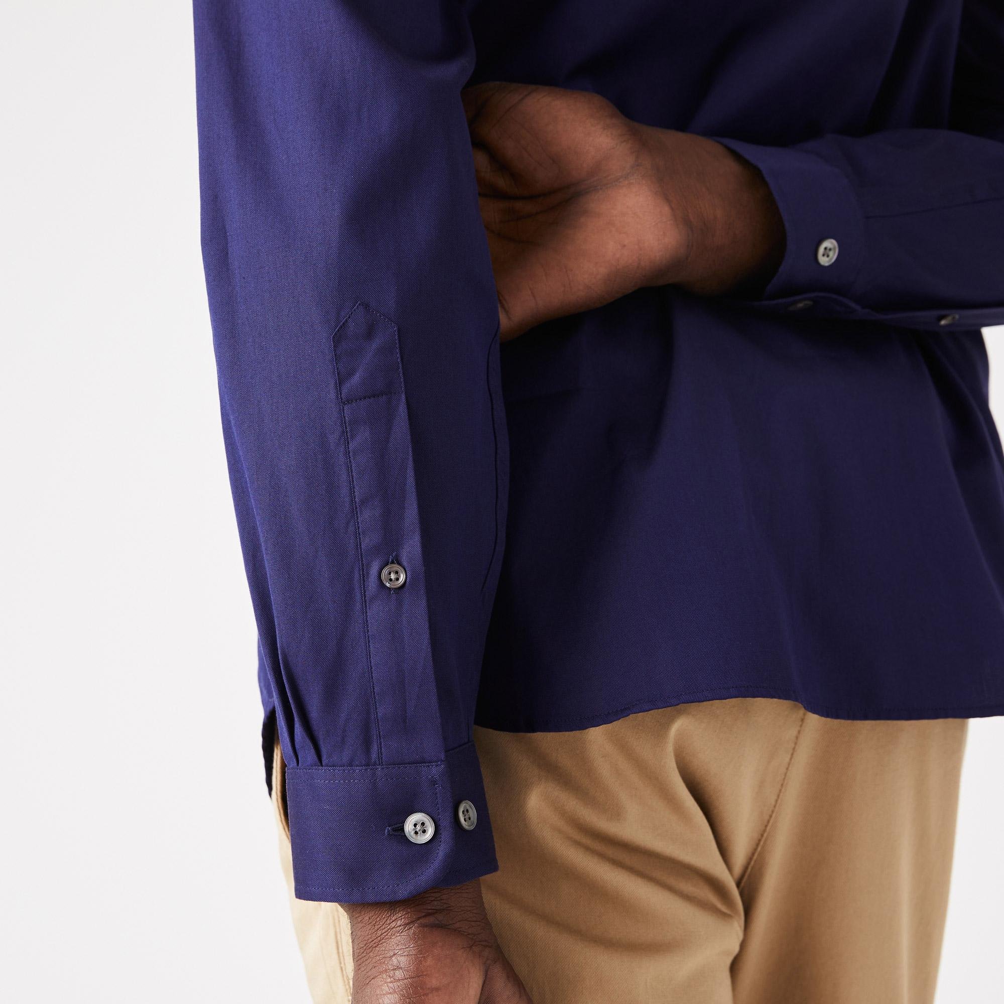 Lacoste pánská košile běžného střihu z bavlny Premium