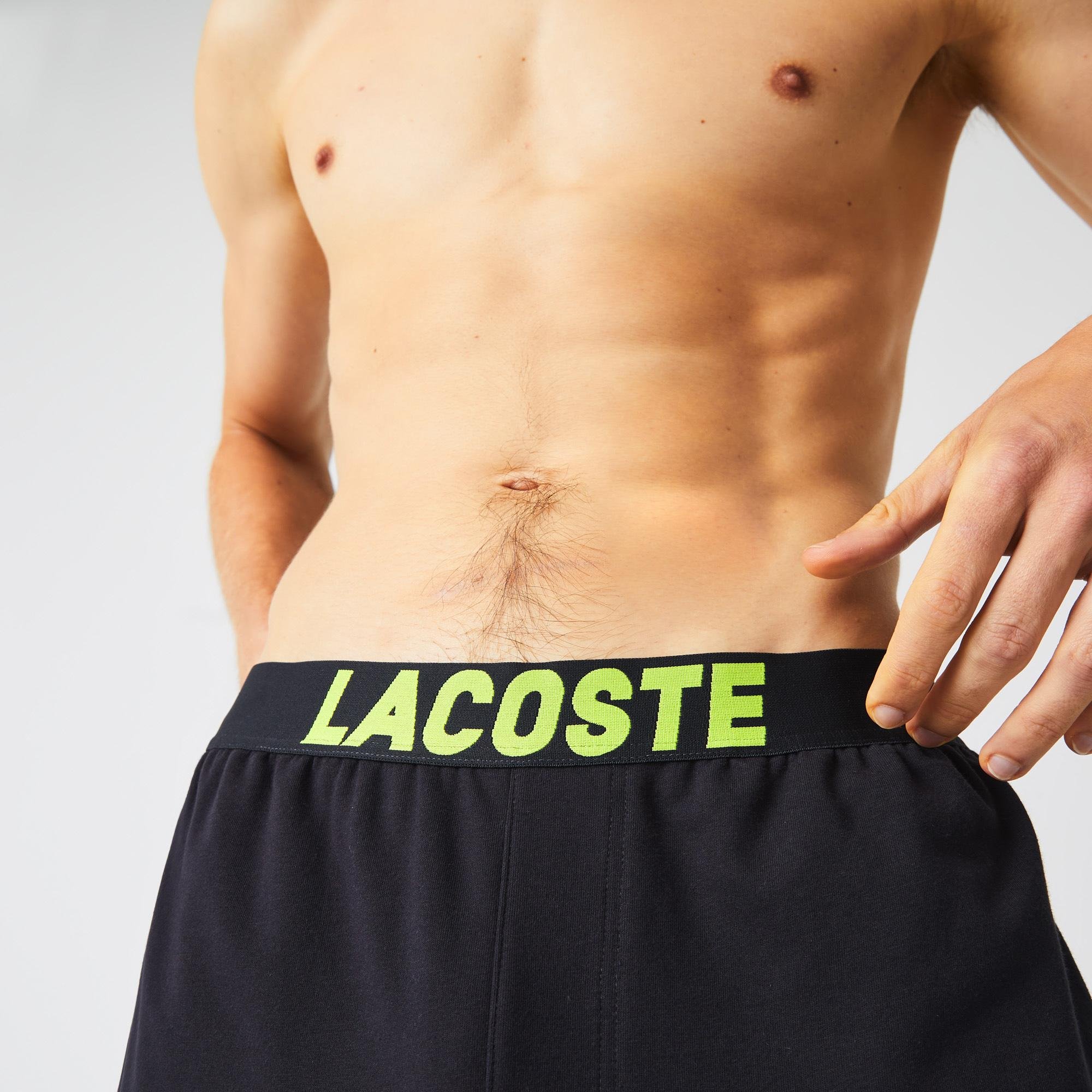 Lacoste Men's  Oversised Logo Fleece Pyjama Bottoms