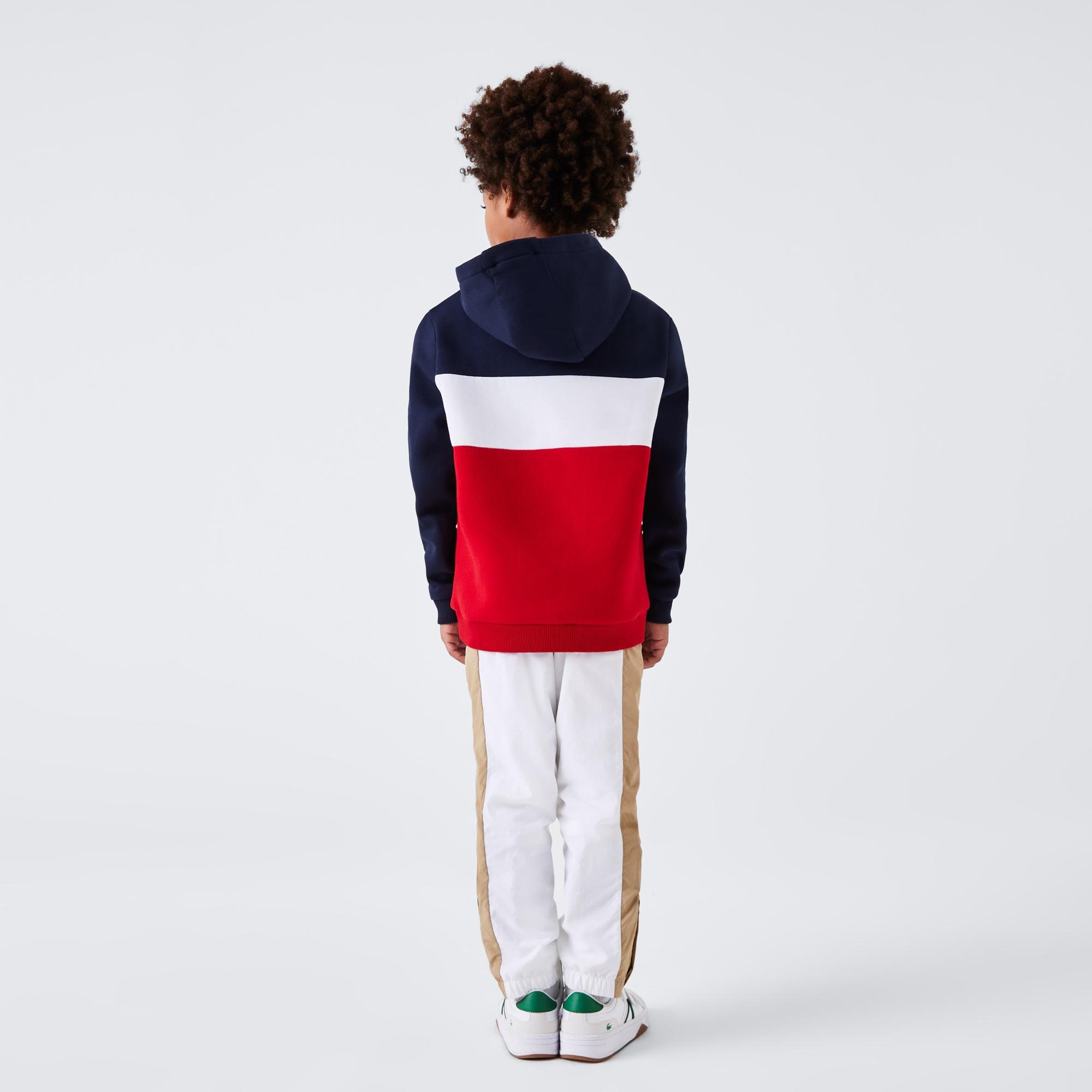 Lacoste Boy's  Colour-block Hooded Sweatshirt