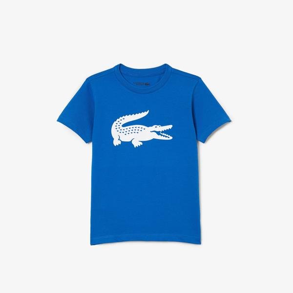 Lacoste Kid's  SPORT Tennis Technical Jersey Oversized Croc T-shirt