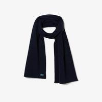 Lacoste Unisex  Speckled Wool Scarf7CG