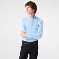 Smart Paris Long-sleeve Stretch Cotton Piqué Polo ShirtHBP