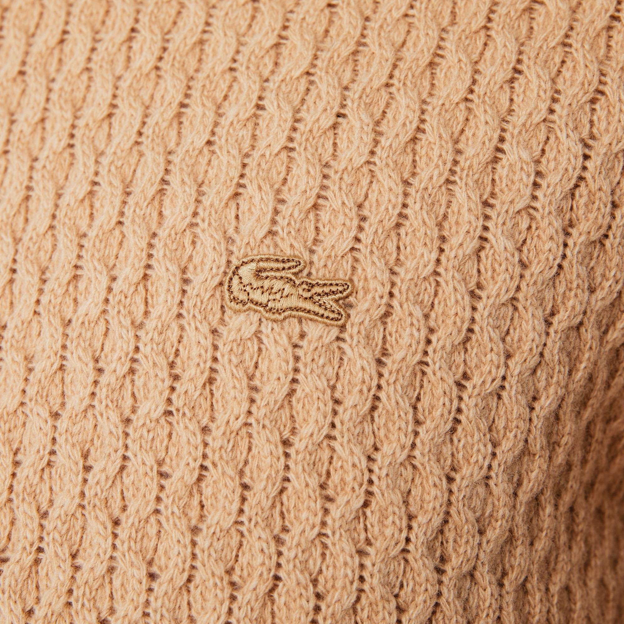 Lacoste  pánsky pletený vlnený sveter štandardného strihu