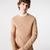 Lacoste pánský pletený vlněný svetr běžného střihu s copánkovým vzoremGE2