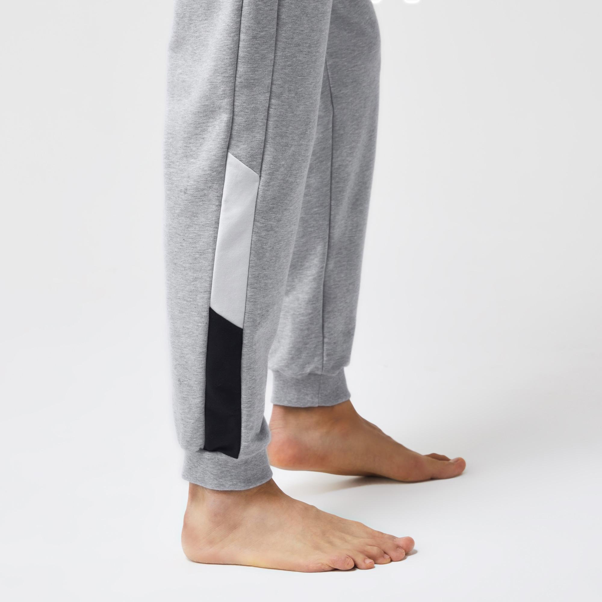 Lacoste pánské flísové pyžamové oversize kalhoty s logem