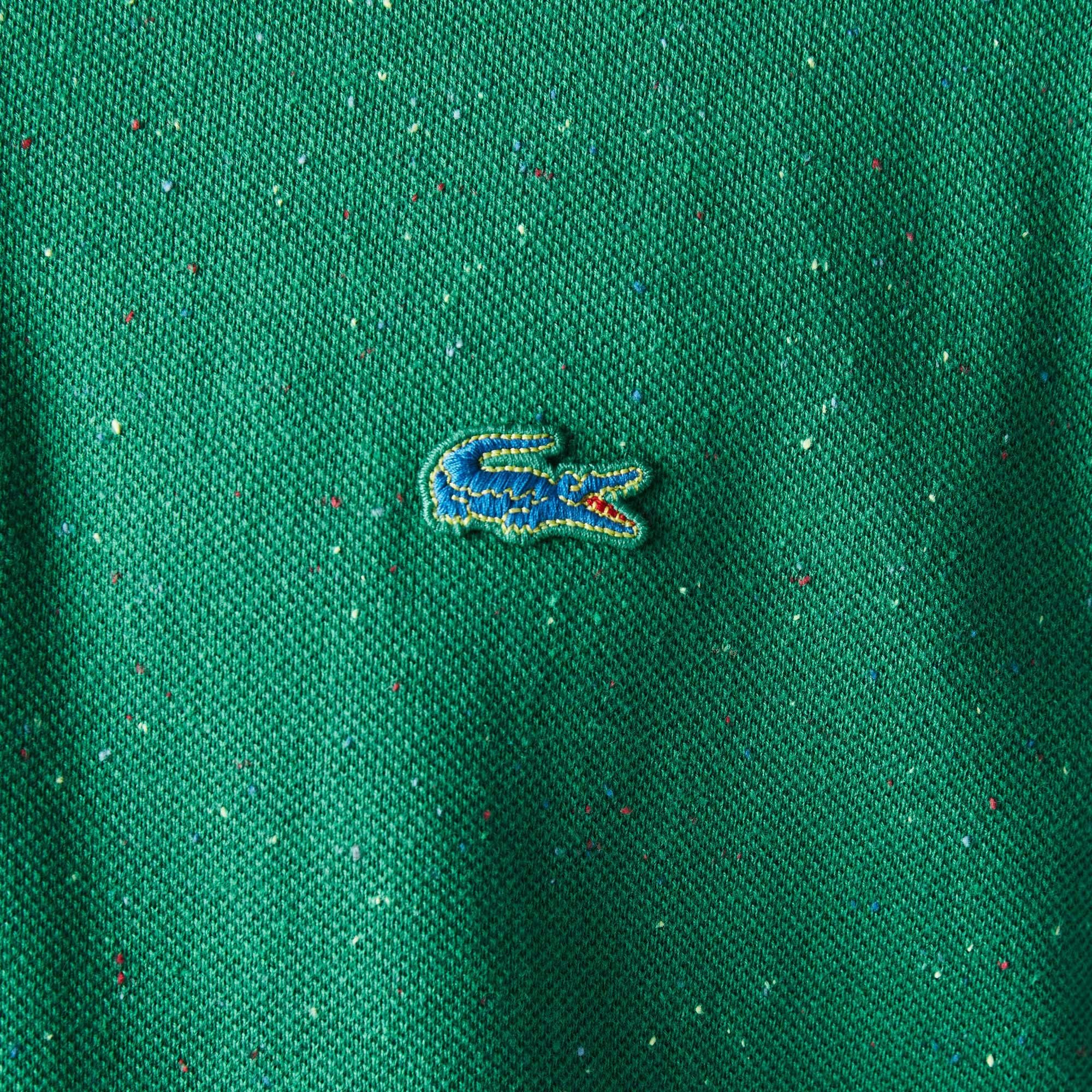 Lacoste pánská polokošile klasického střihu z bavlněného piké s puntíkovaným potiskem