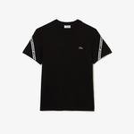Lacoste Men's  Regular Fit Printed Bands T-Shirt