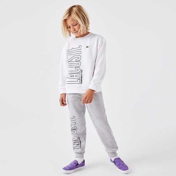 Lacoste Kid's  Branded Colour-block Sweatshirt