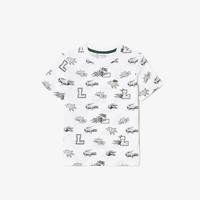 Lacoste Detské tričko  z organickej bavlny s vlastnou potlačou001