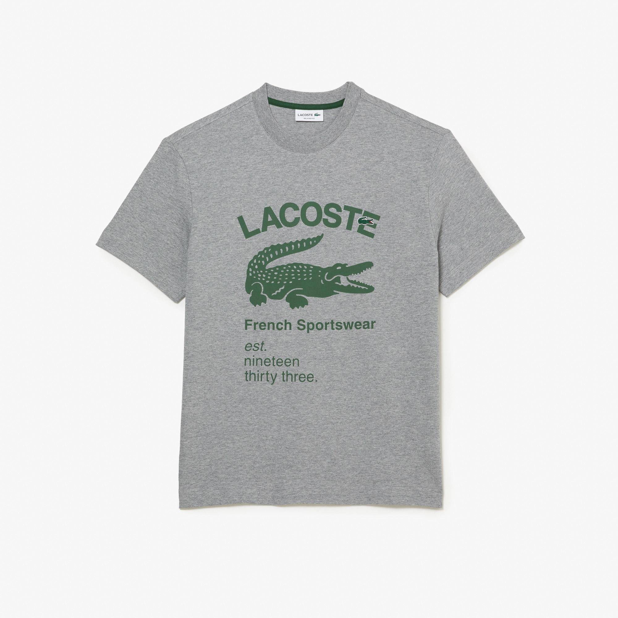 Lacoste Men's  Relaxed Fit Crocodile T-Shirt