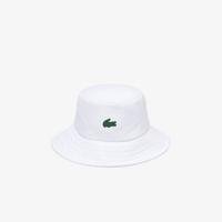 Lacoste unisex nylonový klobouk s prošíváním typu Bucket001