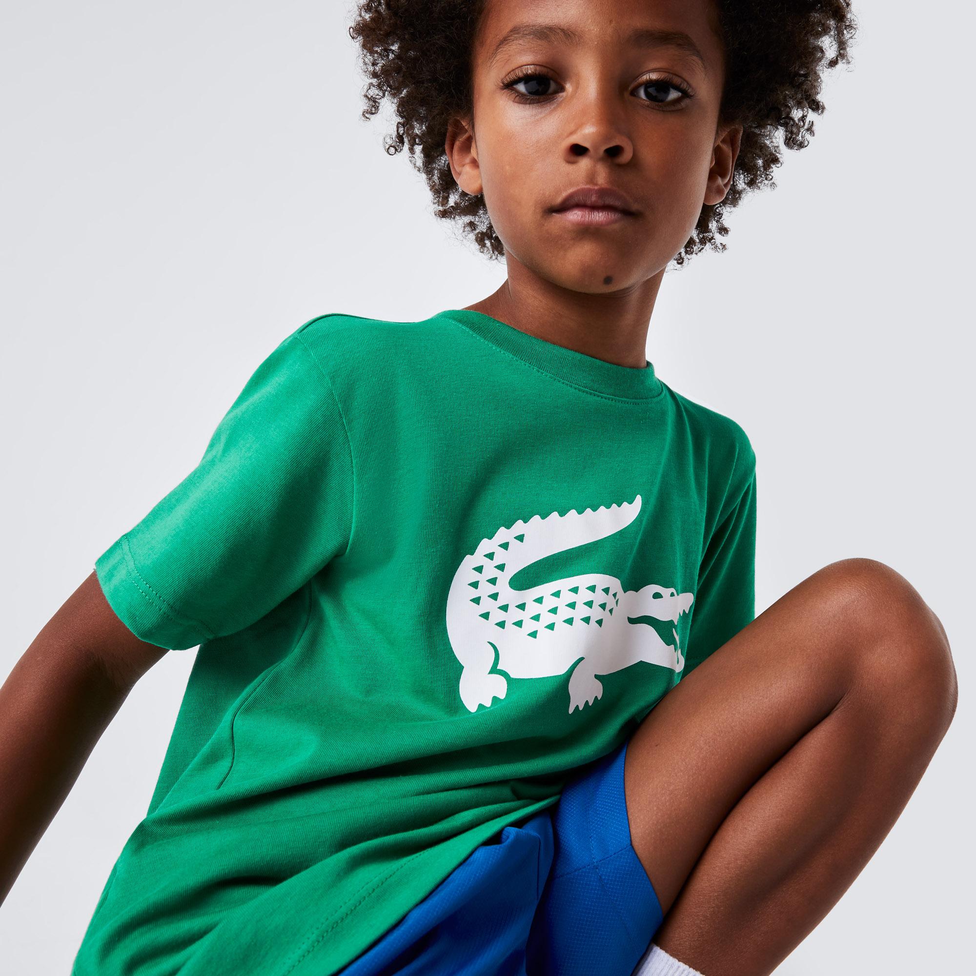 Kids' SPORT Tennis Technical Jersey Oversized Croc T-shirt