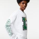 Lacoste Women's Holiday
Loose Fit Oversised Print And Branded Sweatshirt