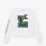 Lacoste Women's Holiday
Loose Fit Oversised Print And Branded Sweatshirt