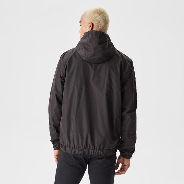 Lacoste Men's Hooded Quilted Coat