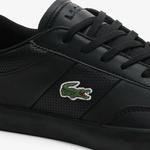 Lacoste Men's Court-Master Leather and Synthetic Perforated Trainers