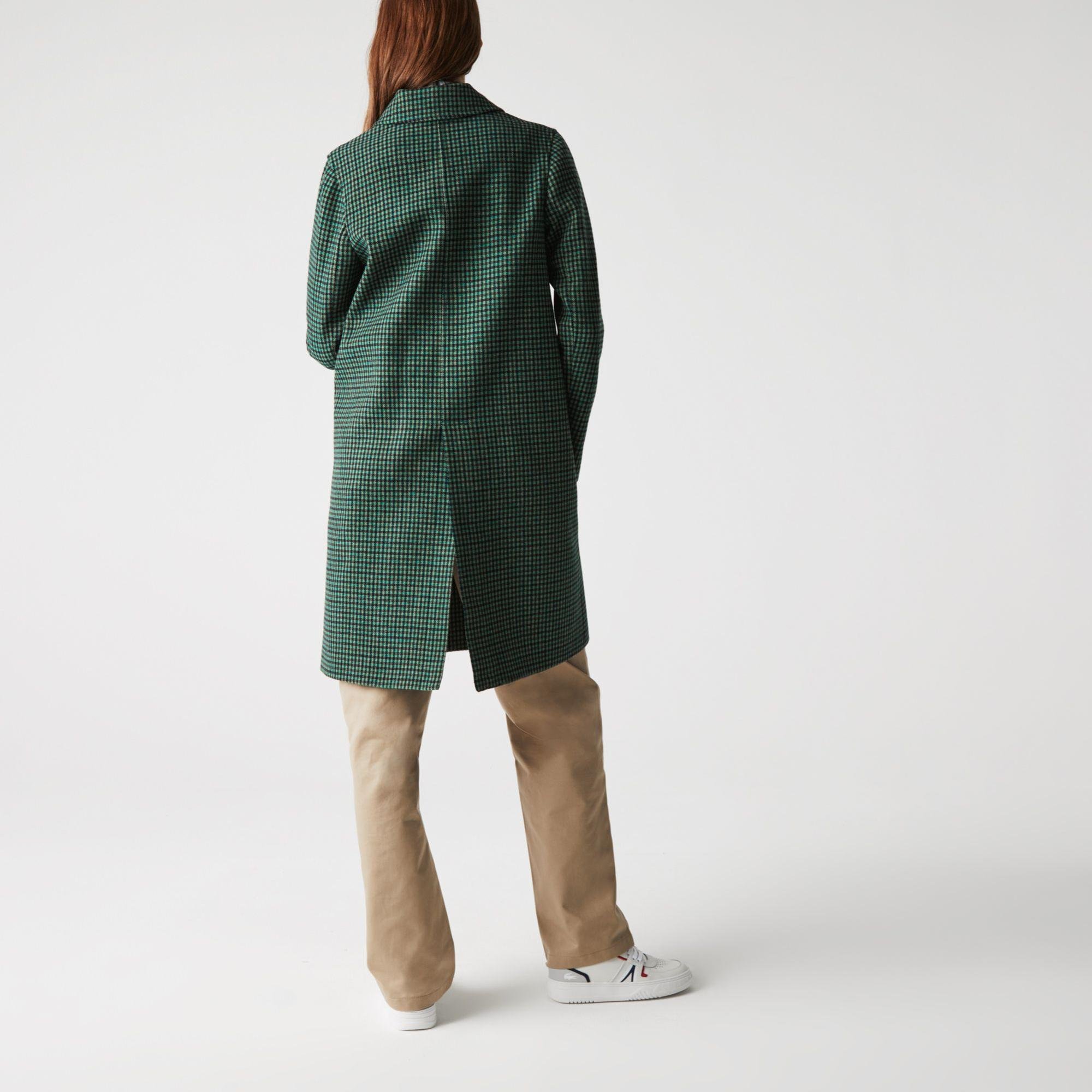 Lacoste Women’s Long Wool Blend Coat