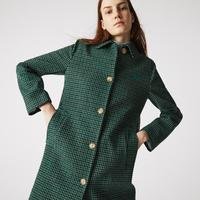 Lacoste Women’s Long Wool Blend Coat8N0