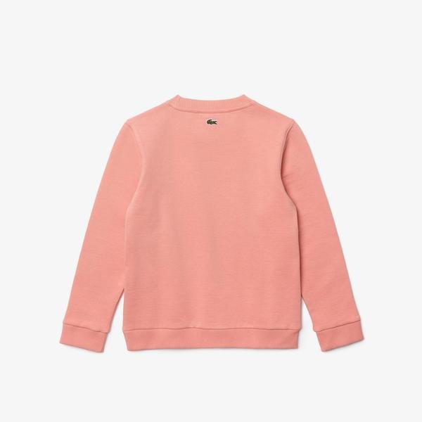 Lacoste Kids’ Lettered Fleece Sweatshirt