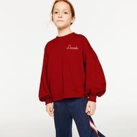 Lacoste Girls'  Fleece Sweatshirt5SX