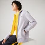 Lacoste Men's SPORT Cotton Blend Fleece Zip Sweatshirt