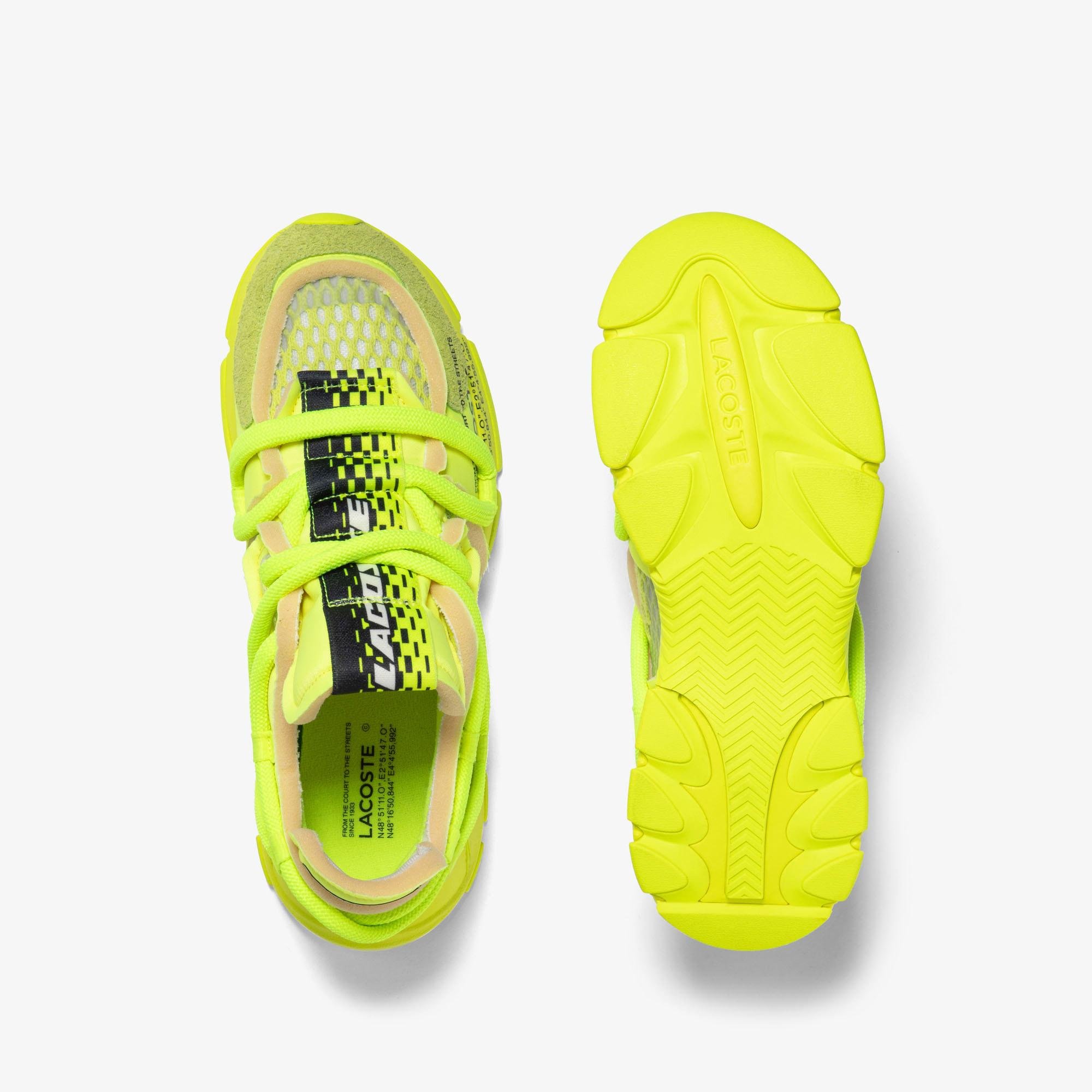 Lacoste Active L003 Neo Erkek Sarı Sneaker. 4