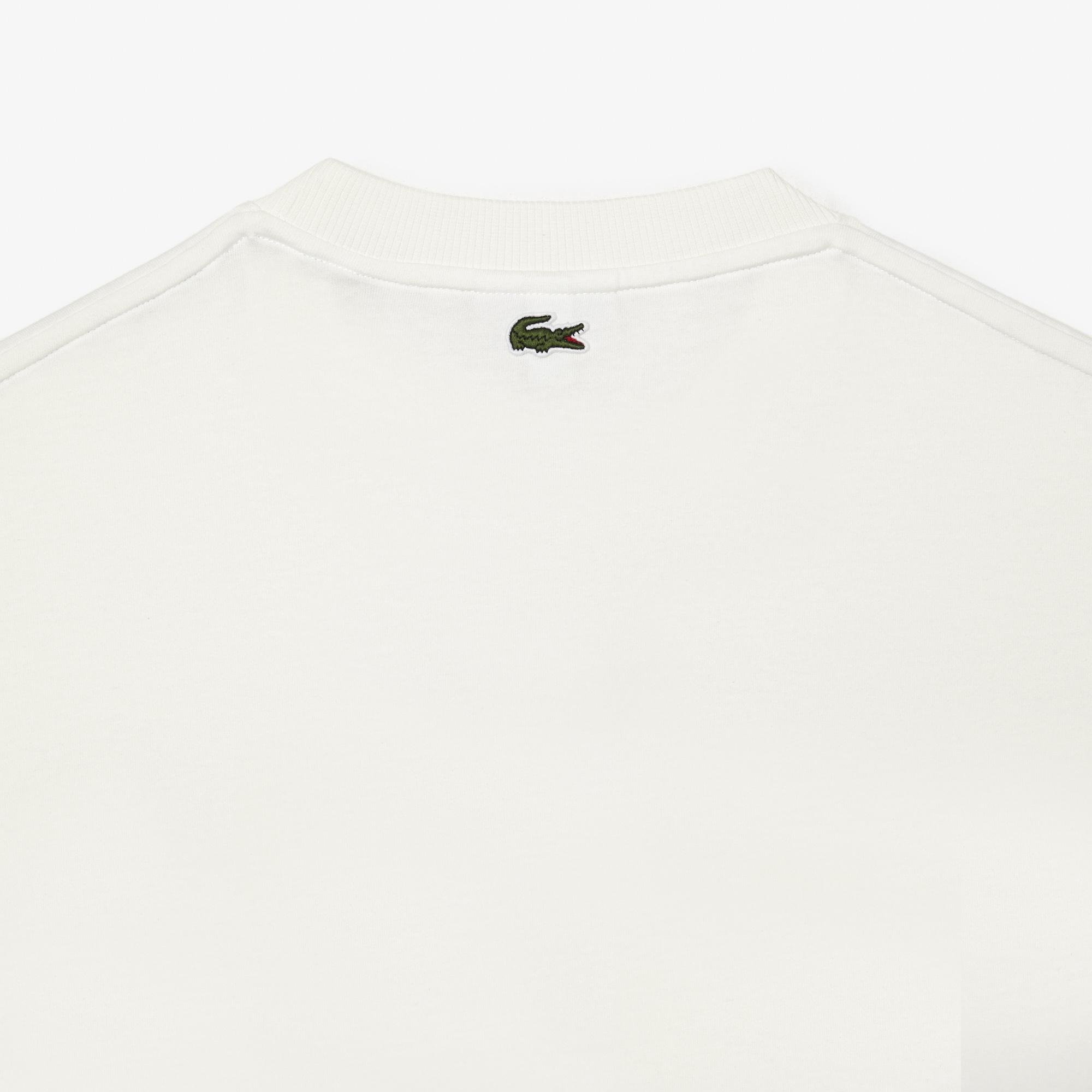 Lacoste pánské tenisové tričko volného střihu s potiskem