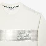 Lacoste pánské tenisové tričko volného střihu s potiskem