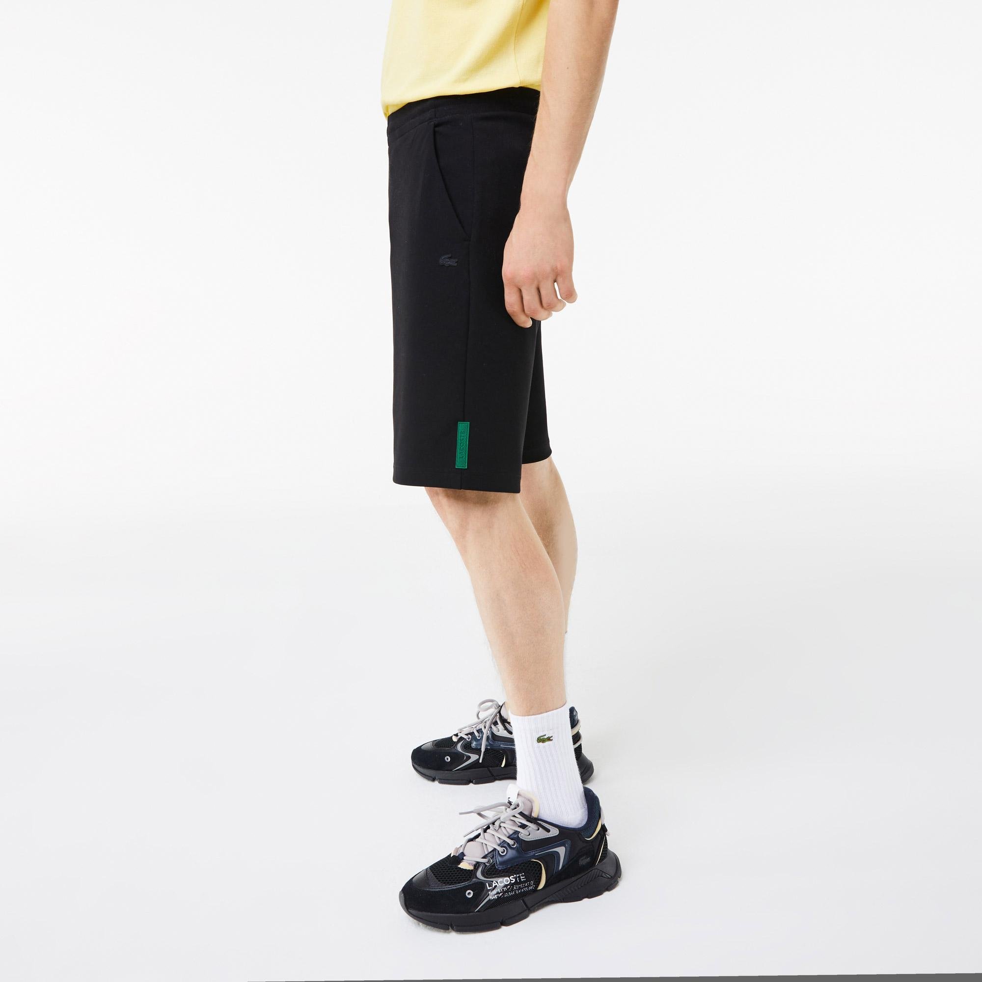 Lacoste férfi rugalmas pamutkeverékes rövidnadrág