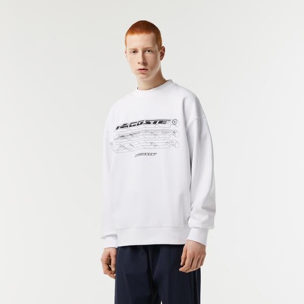 Lacoste Men’s  Loose Fit Branded Sweatshirt
