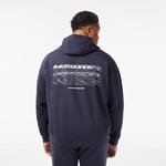 Lacoste férfi loose fit kétoldalas kapucnis pulóver