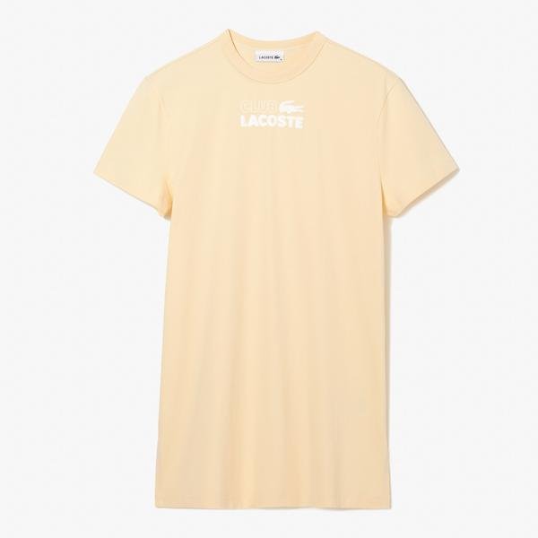 Dámske tričko s potlačou z organickej bavlny Lacoste
