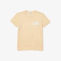 Lacoste damski T-shirt z dżerseju z bawełny organicznej Slim FitXB8