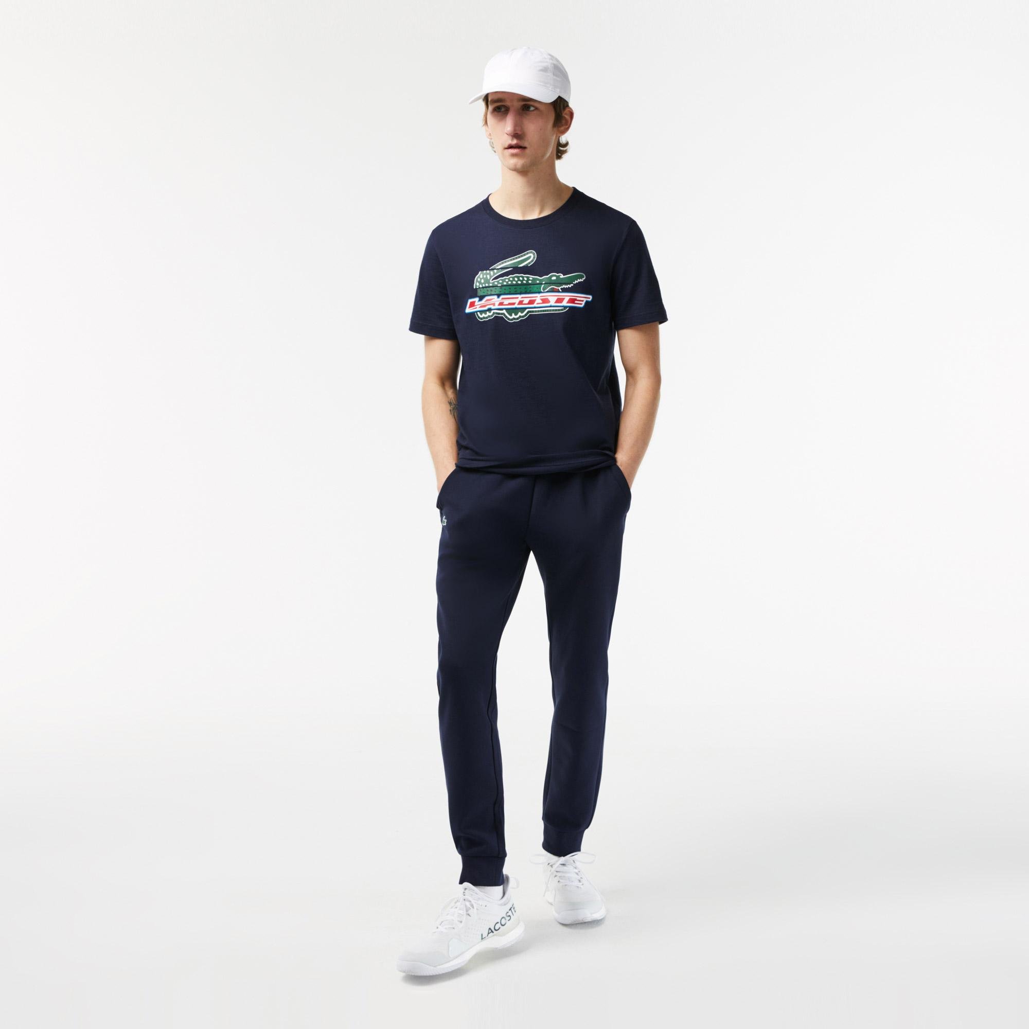Lacoste férfi sport regular fit organikus pamut póló