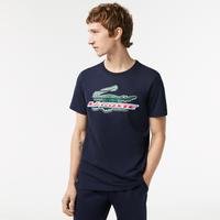 Lacoste męski T-shirt z bawełny organicznej Sport Regular Fit166
