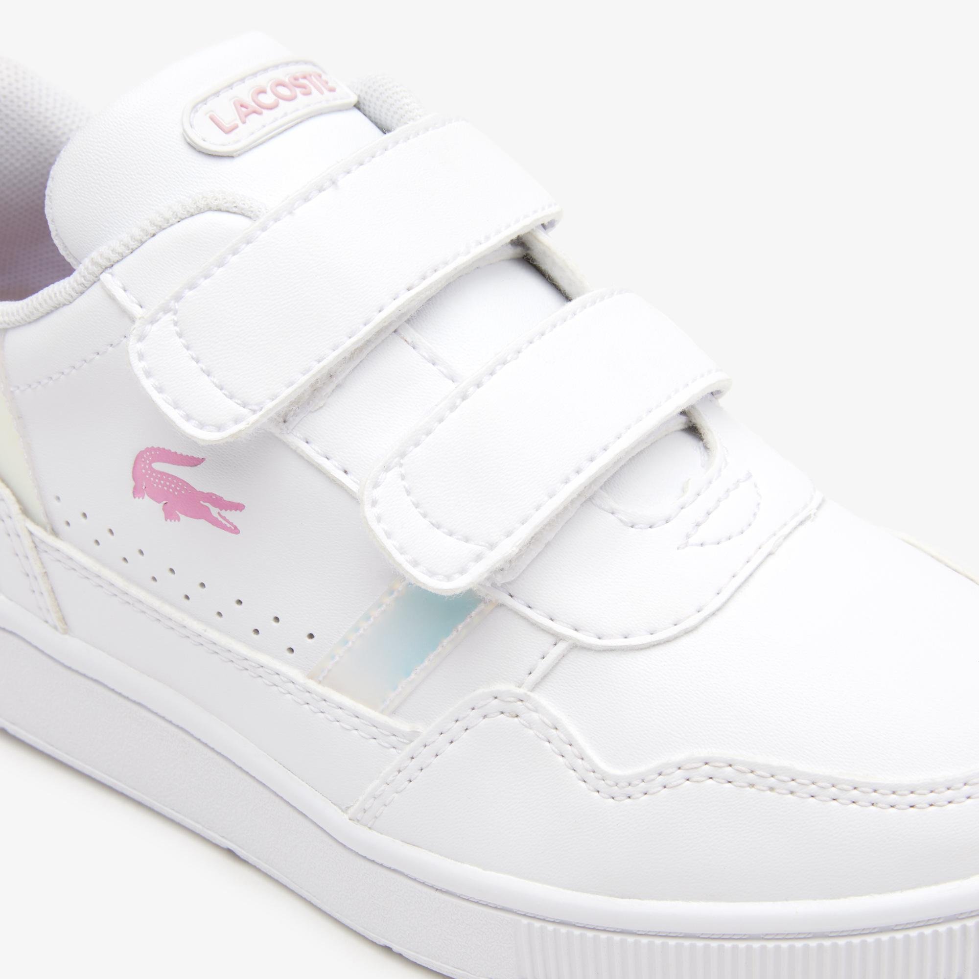 Lacoste SPORT T-Clip Çocuk Beyaz Sneaker. 6