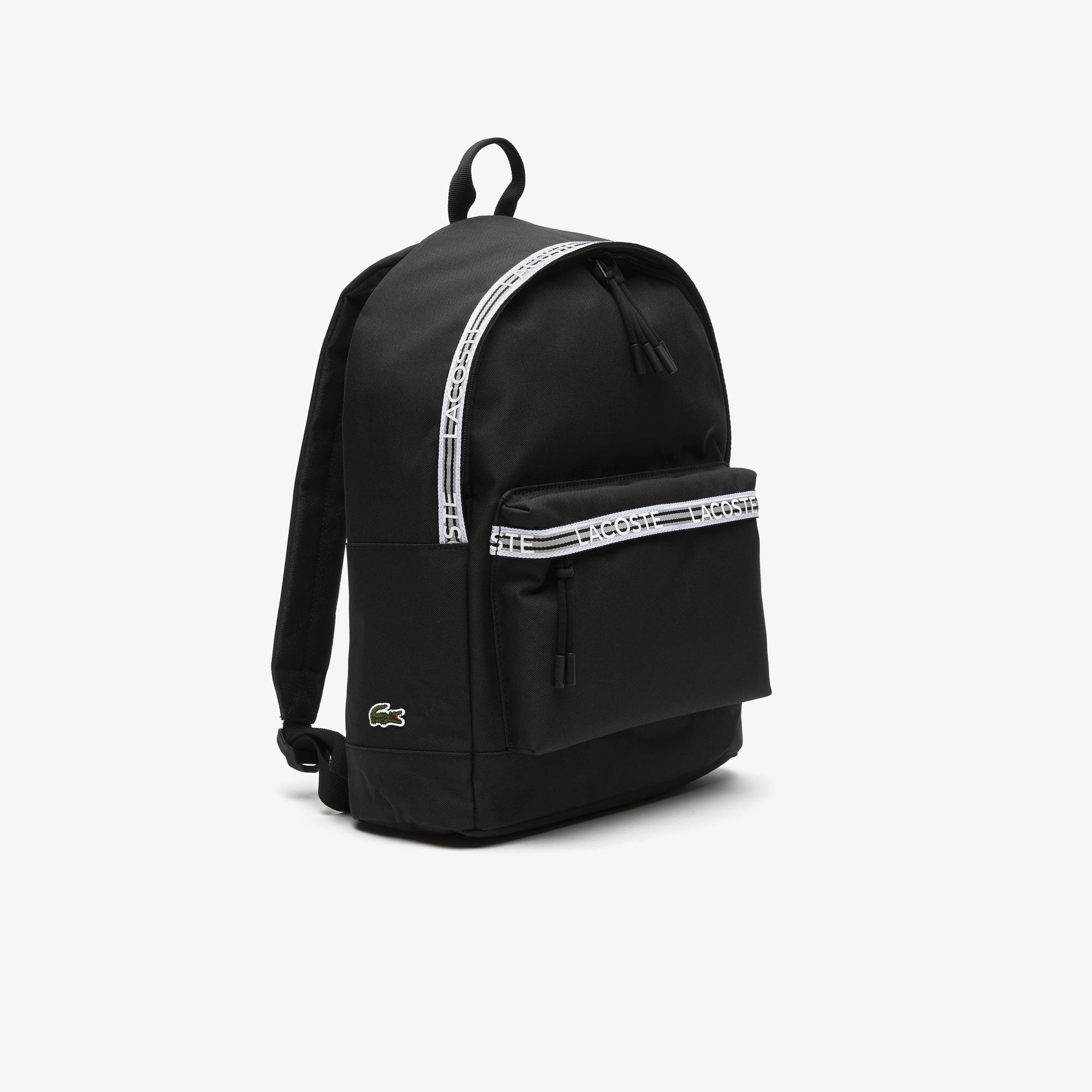 Lacoste Men’s Neocroc Backpack with Zipped Logo Straps