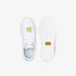 Lacoste Women's  Carnaby Pro Leather Metallic Detailing Trainers