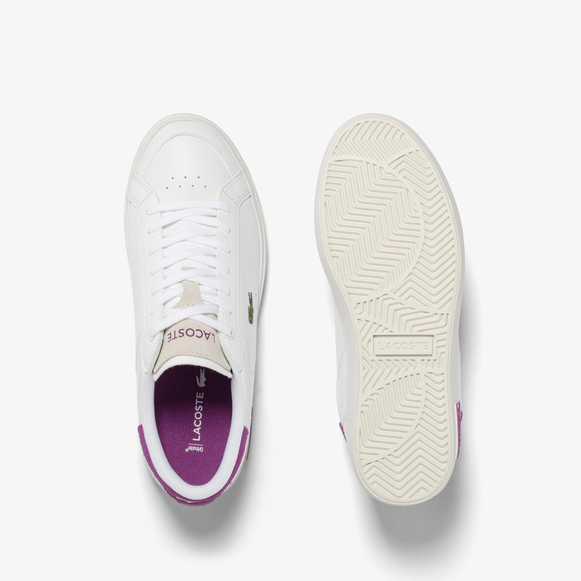 Lacoste Powercourt Kadın Beyaz Sneaker. 4