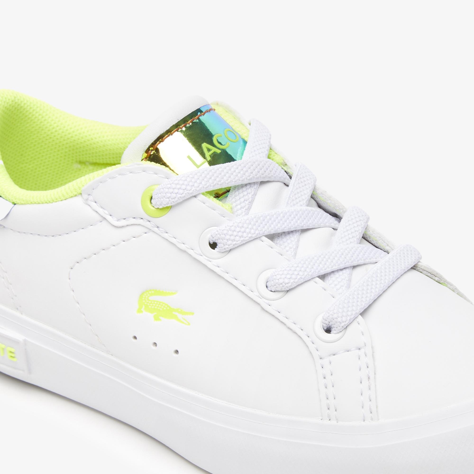 Lacoste Powercourt Çocuk Beyaz Sneaker. 6